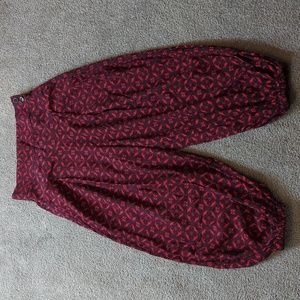 Anthropologie Printed Harem Pants